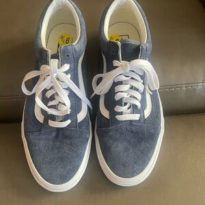 Men's Blue Suede Vans